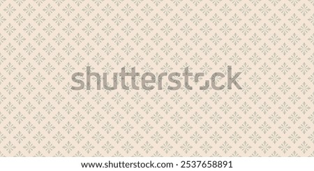 Elegant vector geometric floral seamless pattern. Simple green and beige delicate texture in oriental style. Abstract vintage background with tiny flower silhouettes, diamond shapes, stars, snowflakes