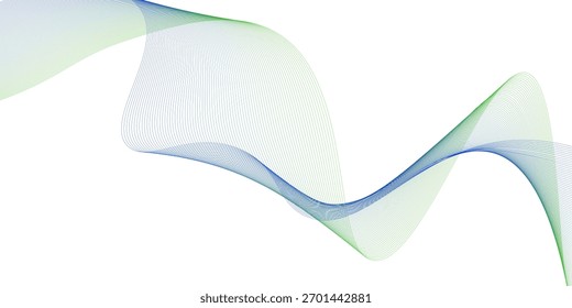 Elegante vetor de ondas brilhantes. Padrão de onda dinâmico. Terno para cartaz, banner, brochura, capa, site, folheto.