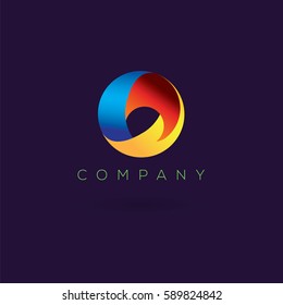 Elegant, vector graphic, abstract symbol