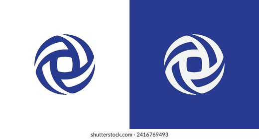 Icono vectorial elegante - O Letra monograma para apariencia premium
