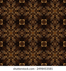 elegant vector Javanese ethnic batik pattern template