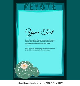 Elegant vector lettering in abstract style with place for text. Perfect for invitations, greeting cards, save the date.