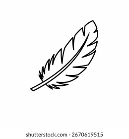 ​Un elegante ícono de línea de Vector de una sola pluma.