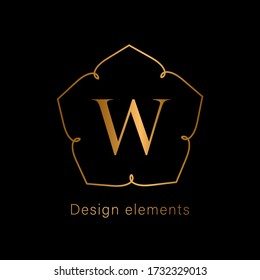 
Elegantes Vektorlogo, Element, Zeichen, für Grafik und Webdesign.
