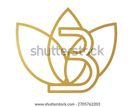 An elegant vector logo symbolizing nature, beauty, and growth. Ideal for cosmetic lines, spa resorts, lifestyle brands, and premium corporate identity design