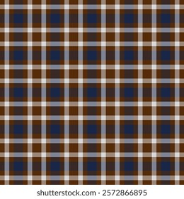 Elegant vector plaid fabric pattern, great for creating sophisticated clothing and accessories. Seamless tartan design for multiple design projects.