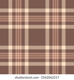 Elegant vector tartan pattern for fabric, perfect for clothing, accessories, and decor projects. High-quality seamless design for creative use.