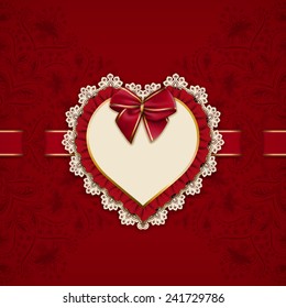 Elegant vector template for luxury invitation, card