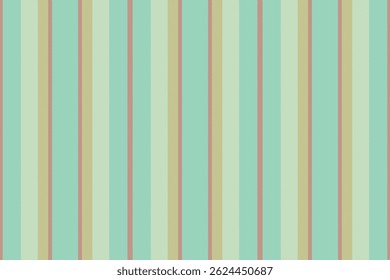 Vertical textil de Vector elegante, textura de tela limpia sin costuras. Líneas de patrón de fondo de rayas de yarda en paleta de colores claros y naranjas.