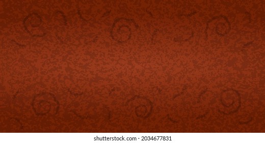 Elegante textura vectorial en tonos marrón claro y naranja oxidado. Resumen de fondo con salpicaduras, rayas y líneas aleatorias. Papel texturado de color brillante con gradiente. Plantilla de lujo para el diseño.