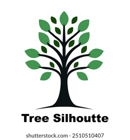 Elegant Vector Tree Silhouettes for Modern Designs Stylized Vector Tree Icons with Clean Lines Colorful Vector Tree Graphics for Eco-Friendly Projects