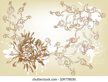 elegant vector  vintage design