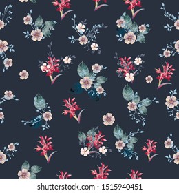 Diseño vectorial elegante en estilo clásico con flores
