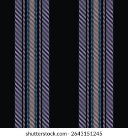 Elegant vertical striped pattern in muted blues, creams, and deep blacks.  Perfect for textile design, website backgrounds, or fashion branding.