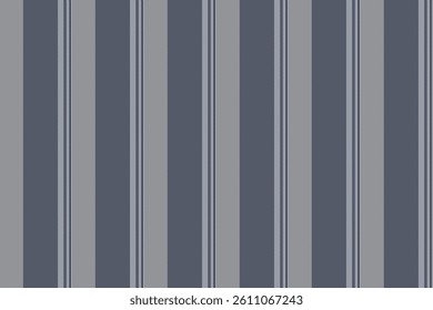Elegant vertical stripes in calming shades of gray create a sophisticated backdrop.