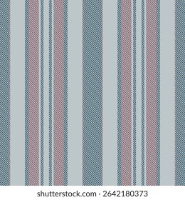 Elegant vertical stripes in dusty rose, teal, and gray create a sophisticated textile pattern.