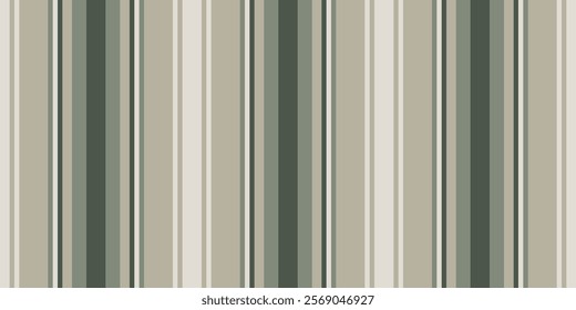 Elegant vertical stripes in muted greens and beige create a sophisticated, versatile pattern. Perfect for website backgrounds, textiles, or packaging design.