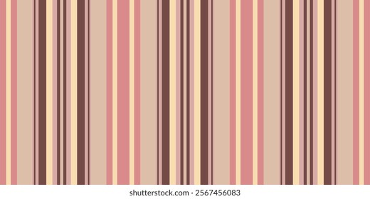 Elegant vertical stripes in muted pinks, browns, and creams create a sophisticated, versatile pattern perfect for website backgrounds, textile designs, or stationery.