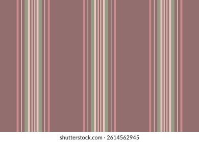 Elegant vertical stripes in muted pinks, greens, and creams on a deep mauve background.  Perfect for textiles, wallpaper, packaging, or website backgrounds.