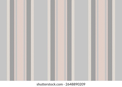 Elegant vertical stripes in soft grey, beige, and blush pink create a subtle textured pattern.
