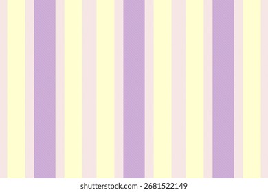 Elegante vertikale Streifen in weichem Lavendel und hellgelb schaffen ein beruhigendes Muster. Ideal für Hintergründe, Textilien und Designs, die einen sanften, pastellfarbenen Touch erfordern.