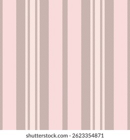 Elegantes rayas de Vertical en tonos rosa suave y neutros. Patrón de Vector sin costuras ideal para textiles, Fondo de pantalla o fondos. Diseño clásico, refinado y versátil.