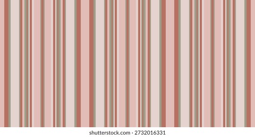 Listras verticais elegantes em rosa suave, rosa e taupe criam uma textura sutil, mas elegante.