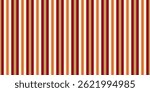 Elegant vertical stripes in warm autumnal hues burnt orange, deep red, and creamy beige.  Perfect for fallthemed designs, backgrounds, or textile patterns.