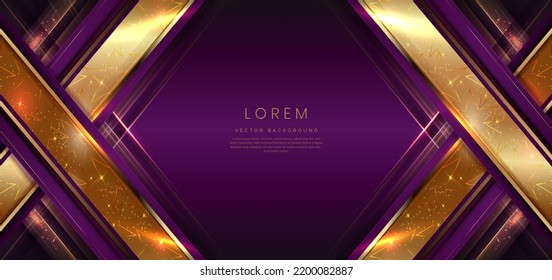 Elegant vertical violet luxury background with diagonal lighting effect and sparkling with copy space for text. Template premium award design. Vector illustration