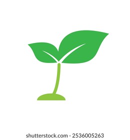 Elegant and Vibrant Green Leaf Logo Design for Eco-Friendly and Sustainable Branding Solutions