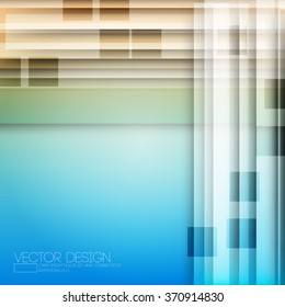 elegant vibrant transparent shapes rectangle on colored background