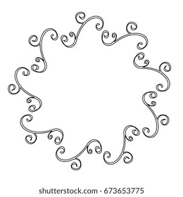 Elegant Victorian with circular shaped frame
