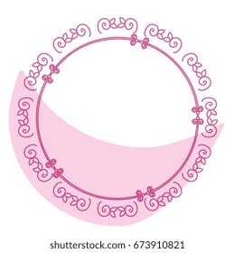 Elegant Victorian with circular shaped frame