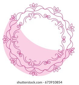 Elegant Victorian with circular shaped frame