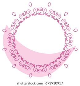 Elegant Victorian with circular shaped frame