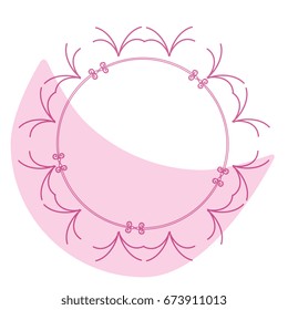 Elegant Victorian with circular shaped frame