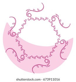 Elegant Victorian with circular shaped frame