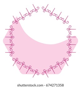 Elegant Victorian with circular shaped frame