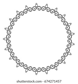 Elegant Victorian with circular shaped frame