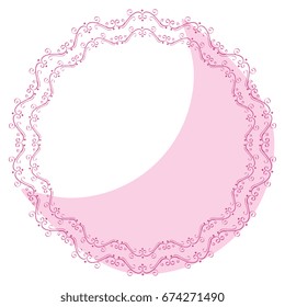 Elegant Victorian with circular shaped frame