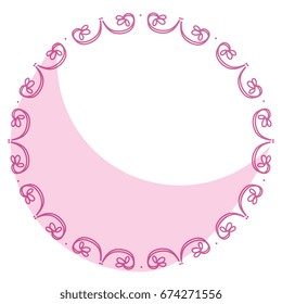 Elegant Victorian with circular shaped frame