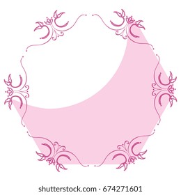 Elegant Victorian with circular shaped frame