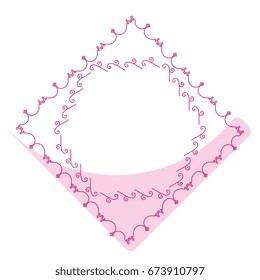 Elegant Victorian with diamond shape frame