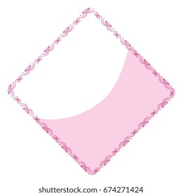 Elegant Victorian with diamond shape frame