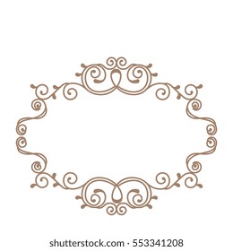 elegant victorian frame icon