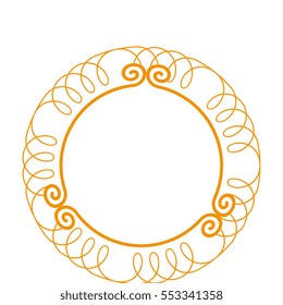 elegant victorian frame icon