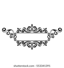elegant victorian frame icon