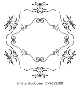 Elegant Victorian with Hexagonal shape frame