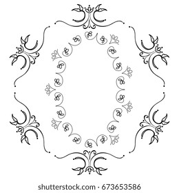 Elegant Victorian with Hexagonal shape frame