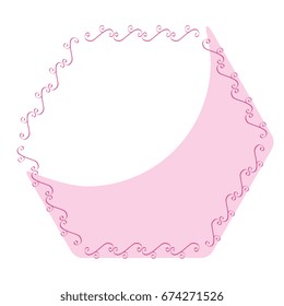Elegant Victorian with Hexagonal shape frame